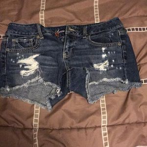 Denim shorts